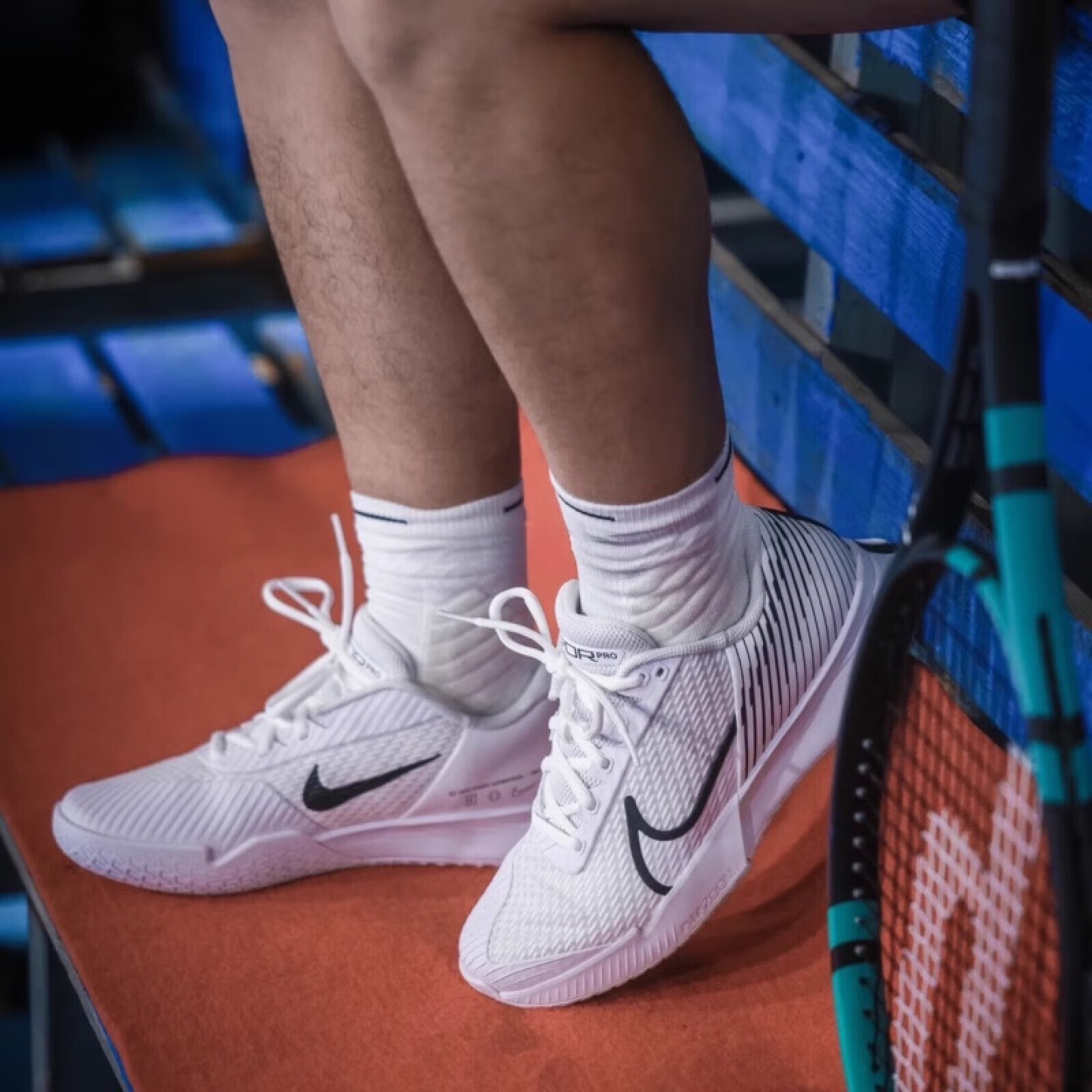 シューズ(男性用) NIKE COURT AIR ZOOM VAPOR PRO 27cm Size 10.5 - NikeCourt Air Zoom Vapor Pro 2 HC White Black