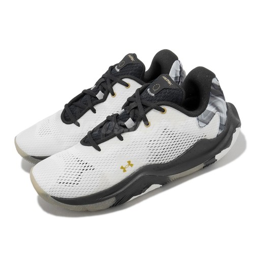 

Мужские баскетбольные кроссовки Under Armour Spawn 4 Print UA Белый Черный 3025345-100, Spawn 4 Print