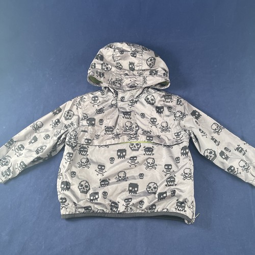 Baby GAP Toddlers Skull and Crossbones ￼ Windbreaker jacket