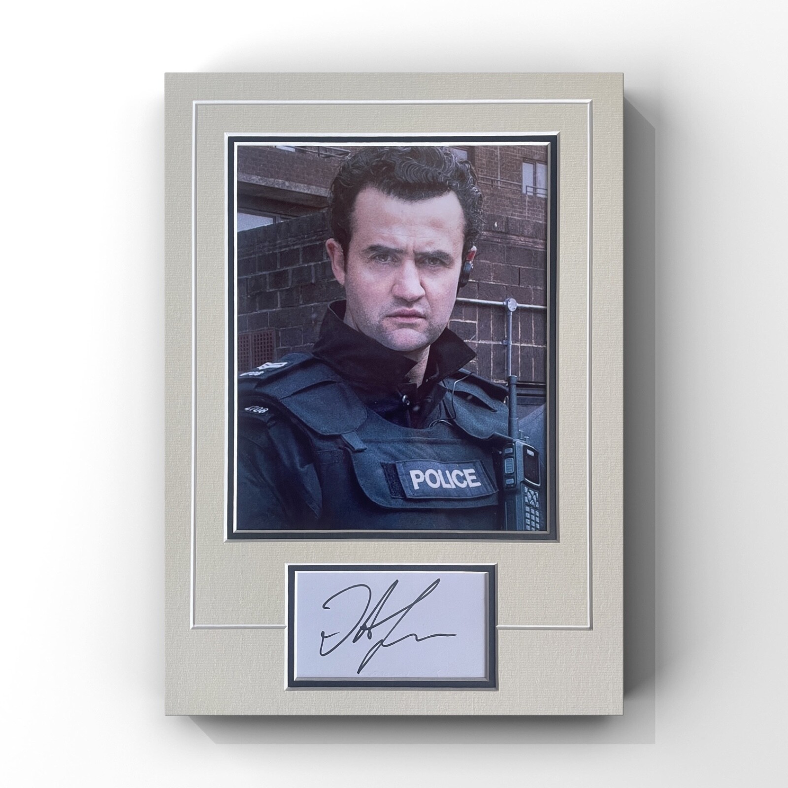 Daniel Mays - Line of Duty Actor Signed Display