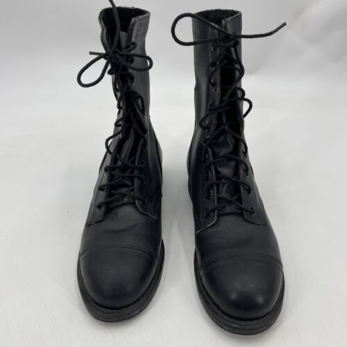 Vintage BILTRITE Black Military Boots | Size 7 STEEL-TOE Vintage BILTRITE Black Military Boots | Size 7 STEEL-TOE