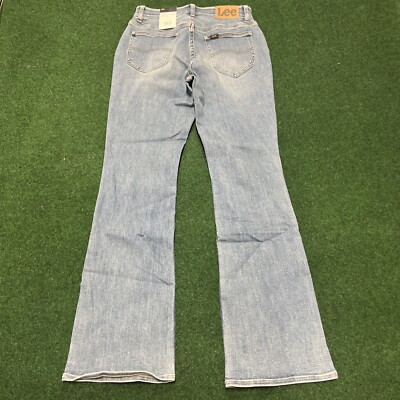 NEW Lee Women Size 6 M Regular Fit Mid Rise  Paradise Dream Blue Jeans