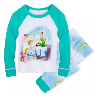 Disney Classic Storybook Peter Pan, Wendy, Michael and John Cotton Pajama Set