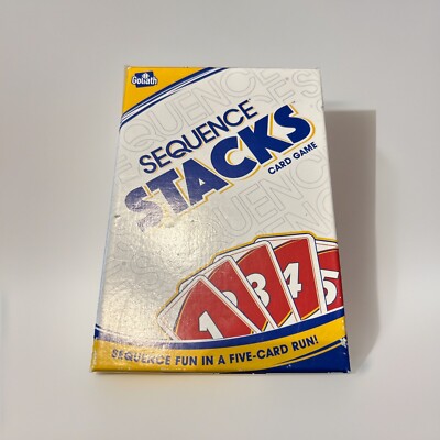 Goliath Sequence Stacks Card Game - Sequence Fun in a Five-Card Run
