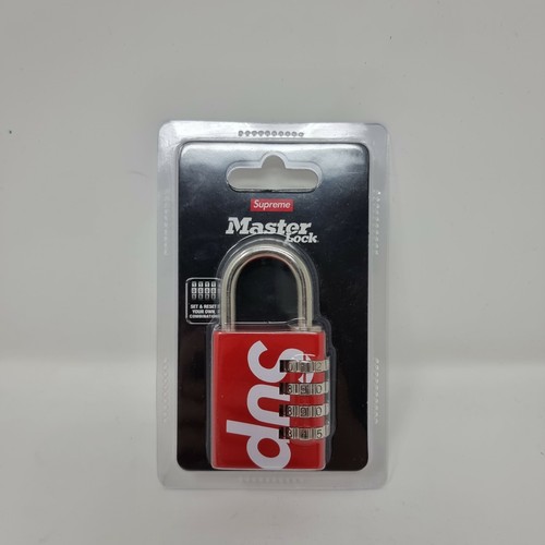 Supreme RED Master Lock Numeric Combination Lock 19SS シュプリーム