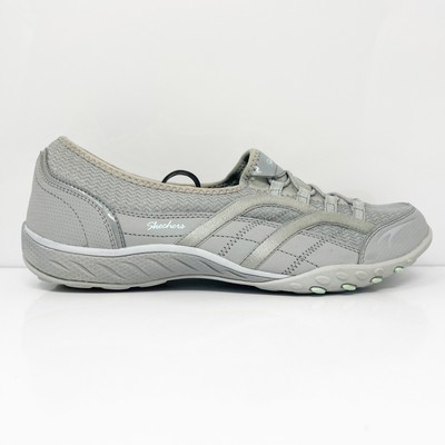 

Skechers Womens Breathe Easy 23030 Серые повседневные кроссовки, размер 10, Серый, Breathe Easy