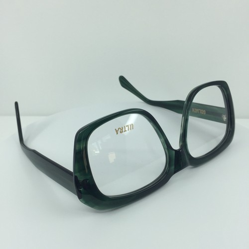 Pre-owned Goliath Ii Eyeglasses Ultra  2 C. Translucent Green 62-20mm Holland In Clear Demo Lenses