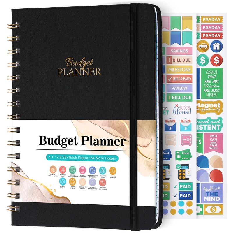 Budget Planner - Budget Book with Bill Organizer Expense Tracker