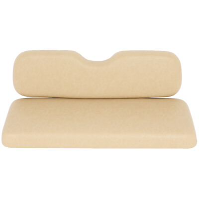 Rear Tan Golf Cart Seat + Back Cushion For Ezgo TxT,Rxv,ST,ST Sport,Valor models