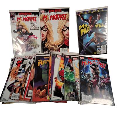 Ms. Marvel (2006) #25-46 + Annual Marvel Complete Comic Run Lot Hi Grade NM 9