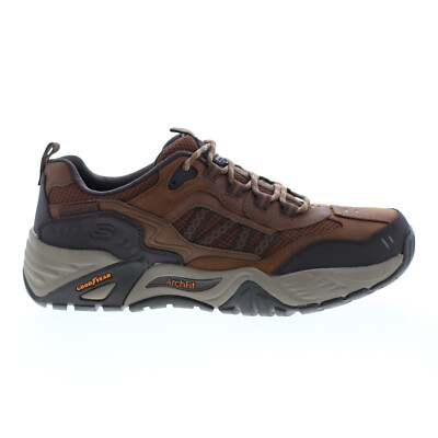 

Skechers Arch Fit Recon Jericko 204412 Мужские коричневые спортивные кроссовки 10, Коричневый, Skechers Arch Fit Recon Jericko