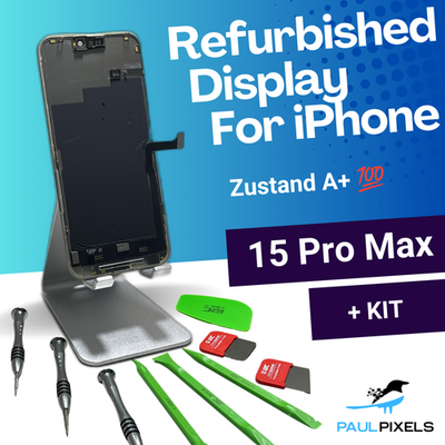 Display für iPhone 15 Pro Max OLED Bildschirm Refurbed ✅