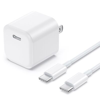 USB C Charger Block, C Type Fast Charging Cube and 4ft USB C to USB C Cable P...