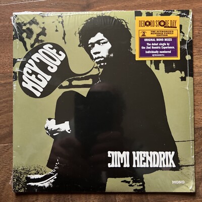 Jimi Hendrix - Hey Joe - Stone Free 7  RSD 2013 Mono Single Numbered Edition