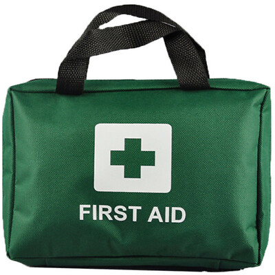 90 PIECE FIRST AID KIT BAG MEDICAL EMERGENCY KIT. TRAVEL HOME CAR TAXI WORKPLACE