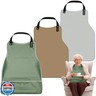 Adult Bibs-3 Pcs Washable Clothing Protector with Upgraded Crumb Catcher, Reusable Waterproof Large Feeding Adult Bibs for Men Women