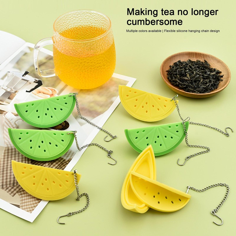 Infuser Strainer Lemon Slice Shape Tea Strainer Filter With 