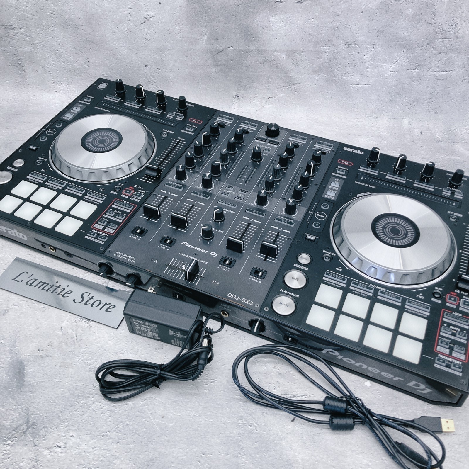 Pioneer DDJ-SX3 デッキセーバーセット Pioneer DDJ-SX3 デッキセーバーセット DDJ-SX3 cover - Decksaver