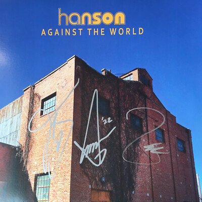 Signed Hanson Against The World Record Vinyl Autographed Album Zac Isaac Taylor
