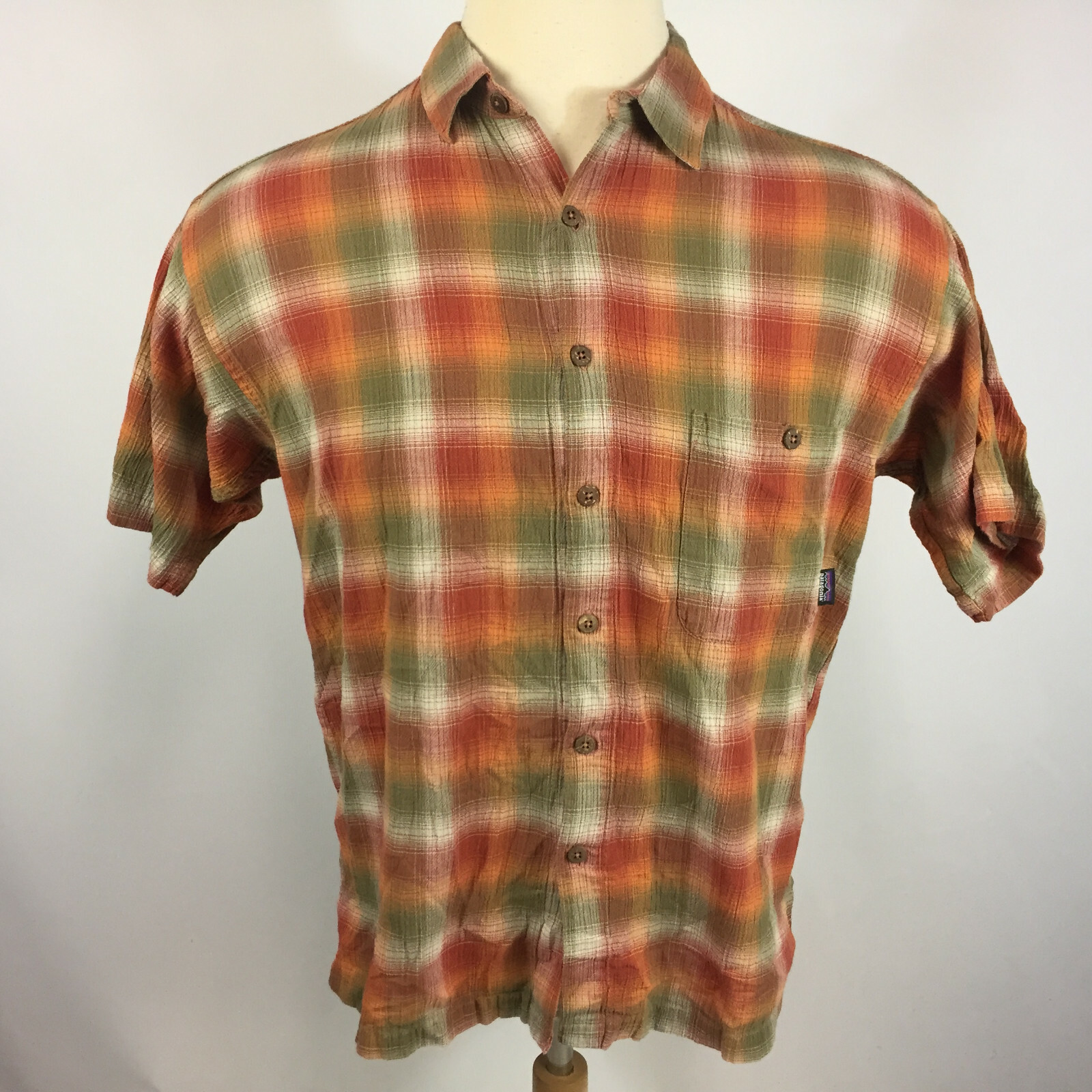 90s Patagonia shadow check shirts