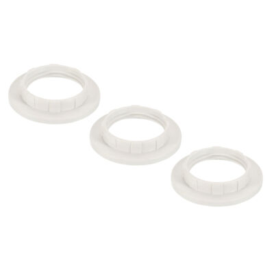 3 Pack E14 Light Socket Rings Lamp Shade Holder Adapter Ring for Light Fixtures