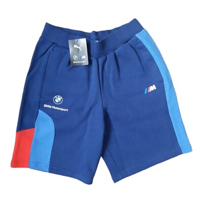 Puma x BMW MMS Blue/Red Sweat Shorts - 533374 04 - Men s Size XL - NWT