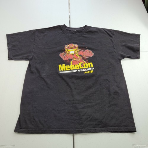 MegaCon Orlando Florida 2018 Graphic T-Shirt Men's L Anime MegaCon Orlando Florida 2018 Graphic T-Shirt Men's L Anime