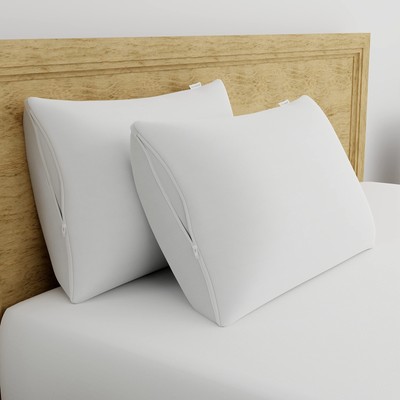 AllerEase Ultimate Pillow Protector, Standard/Queen - 2 Pack
