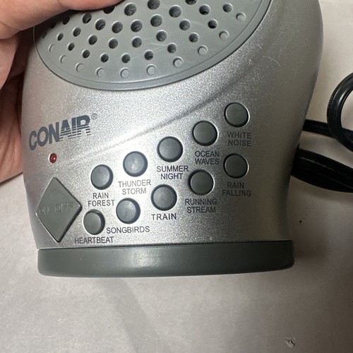 Conair Sound Therapy Sleep Machine SU-12 With Light 10 Sounds Soothing Sounds