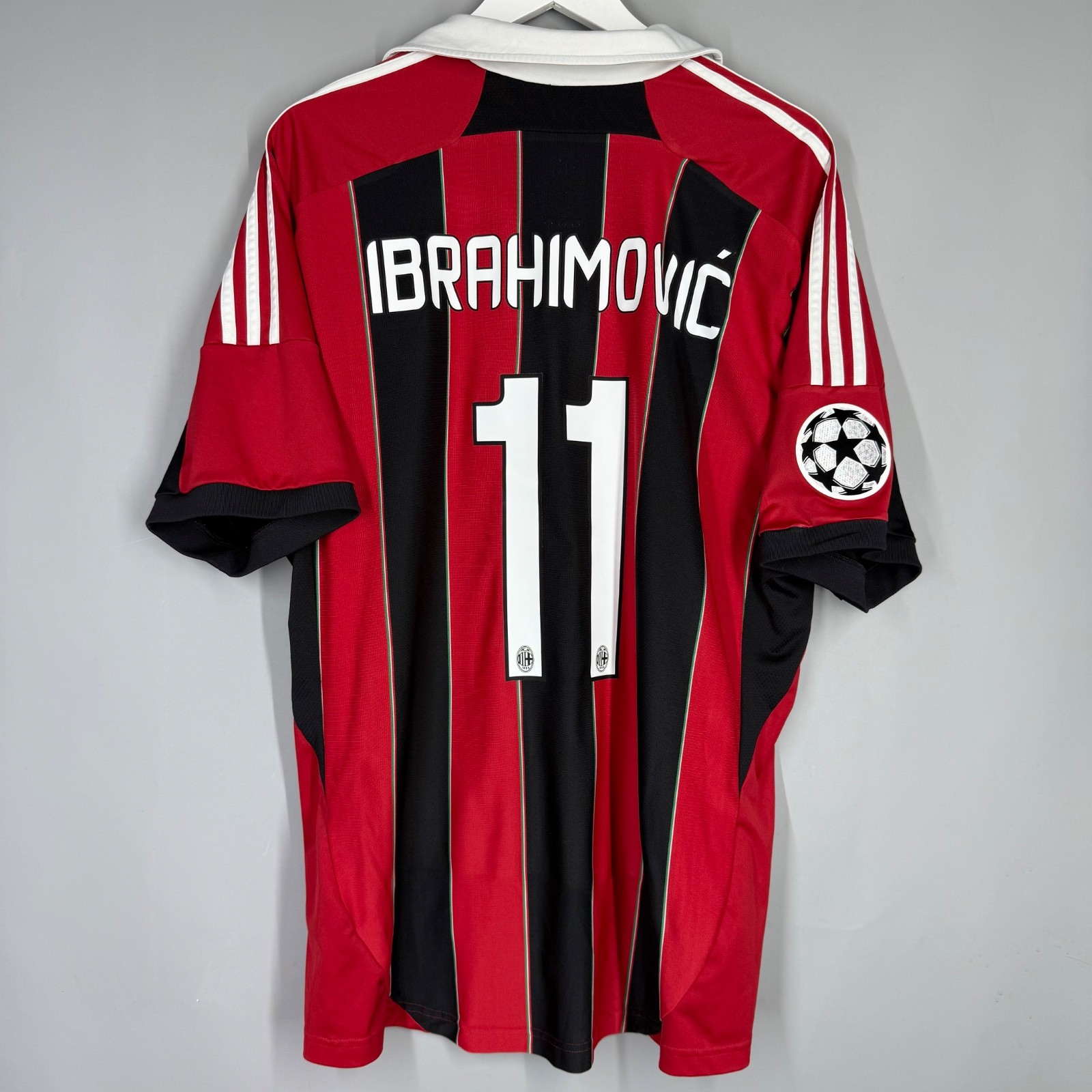 ACミラン IBRAHIMOVIC 11番 ユニフォーム Adidas AC Milan Zlatan Ibrahimovic #11 Jersey UEFA Champions League