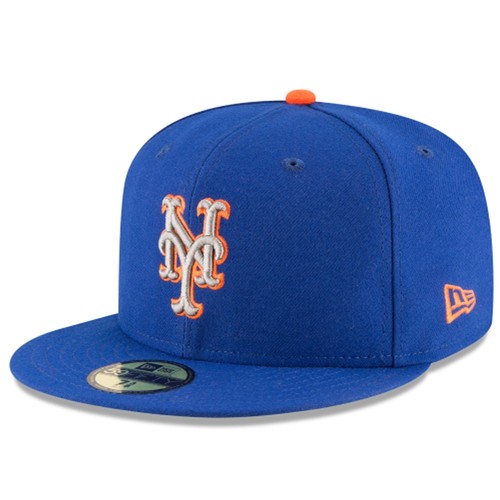 

[70373364] Мужская кепка New Era MLB 59Fifty Authentic Fit - New York Mets, Синий