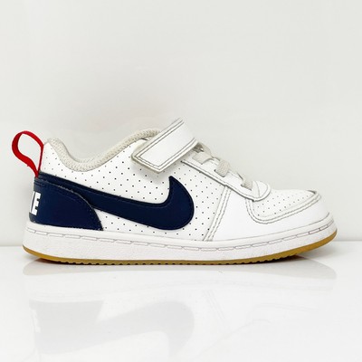 Nike Girls Court Borough Low 870029-105 Белая повседневная обувь Кроссовки Размер 9C