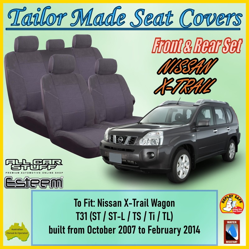 Tailor Made Seat Covers for Nissan XTrail (Xtrail) T31 from 10/2007