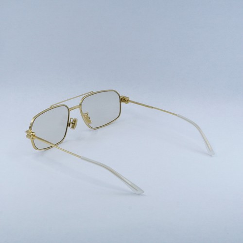 Pre-owned Bottega Veneta Bv1128s 006 Gold/yellow 58-17-145 Sunglasses