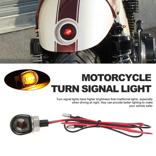 LED Motorcycle Turn Signal Amber Lights For Yamaha V-Star XV650