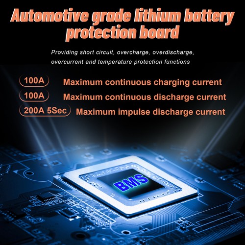 12V 50Ah 100Ah 140Ah Lifepo4 Battery Pack for RV Marine Solar System Golf Cart