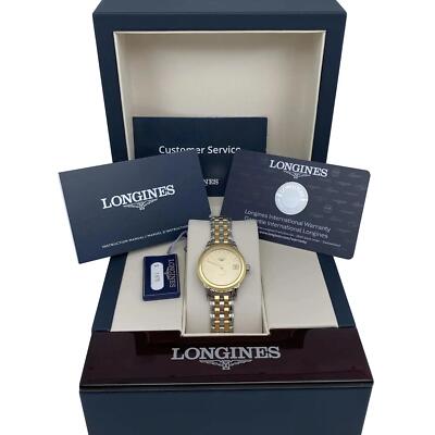 Pre-owned Longines Flagship 26mm Steel Champagne Dial Automatic Ladies Watch L4.274.3.32.7