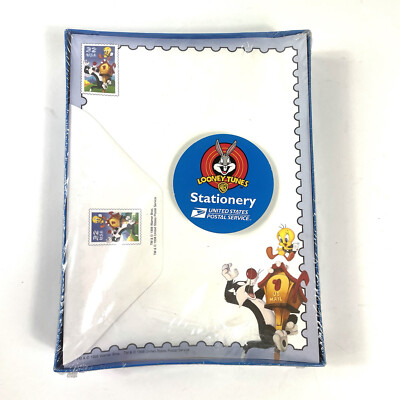 Looney Tunes Sylvester & Tweety USPS Stamp Collection Stationery Sealed Vintage