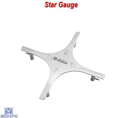 Bracket Positioning Star Caliper Gauge Dentist Orthodontic Dental Instruments CE