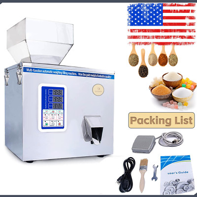 200g Automatic Powder Particle Filling Machine Multifunction Dispenser Filler