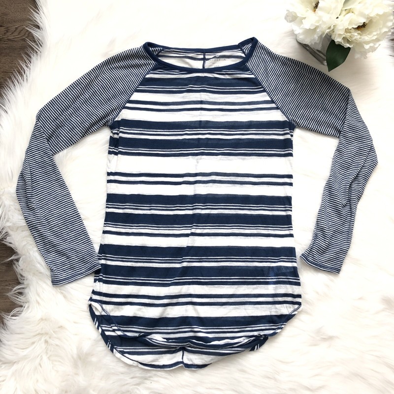 women's striped baseball shirt