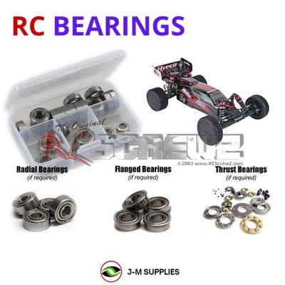 RCScrewZ Metal Shielded Bearing Kit ofn077b for Ofna H2e 2wd 1/10th #14341 | SET