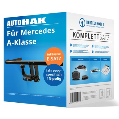 Für Mercedes-Benz W169 A-Klasse Anhängerkupplung starr+ESatz 7pol ABE Anhängerkup. & E-Satz komplett Auto & Motorrad: Teile