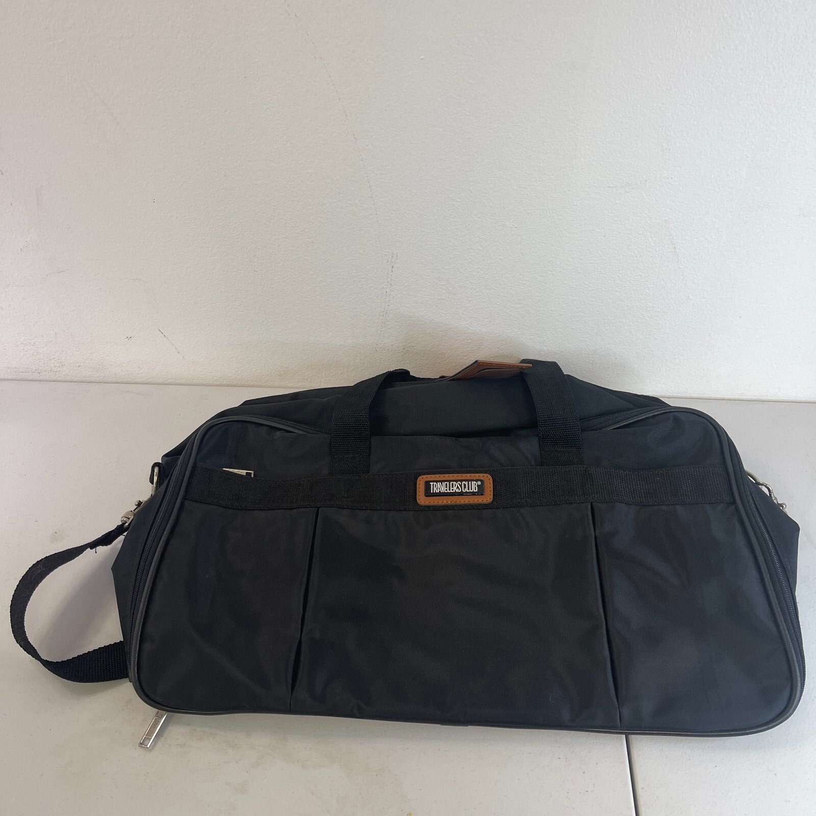 Vintage Travelers Club Luggage 20" Adventure Multi Pocket Gym Duffel Bag |  eBay