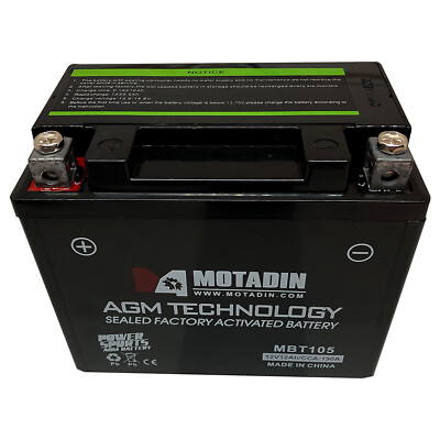 邦楽 CROWN KING'S VALLEY AGM Battery Fits Harley Davidson 65958-04 65958-04A 65958