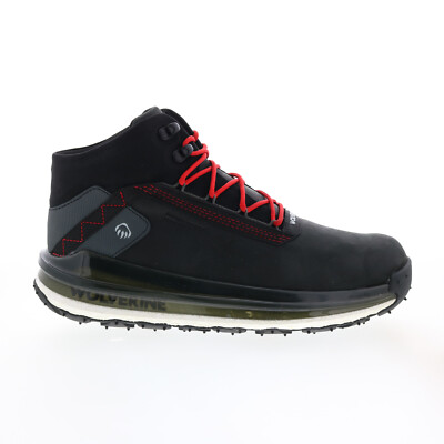 

Wolverine Conquer Mid Ultraspring WP W880246 Мужские черные широкие походные ботинки, Черный, Wolverine Conquer Mid Ultraspring Waterproof