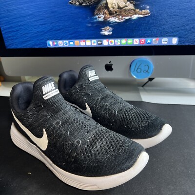 Nike Lunarepic Flyknit 2 Women's Size 10 Running Shoes Black