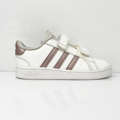 

Adidas Girls Grand Court EF0116 Белая повседневная обувь Кроссовки Размер 10K, Белый, Grand Court