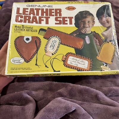 Vintage Arrow Genuine Leather Making Kit 303 Brand New Unopened