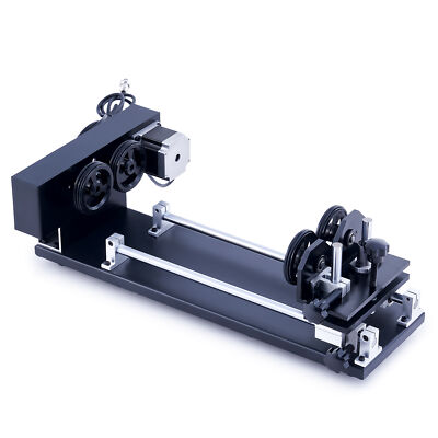 4-Wheel Rotary Axis fits Above 50W CO2 Laser Engraver Cutter Engraving Machine